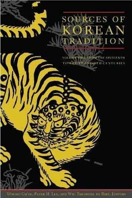 Sources of Korean Tradition - Hardcover, by de Bary Wm. Theodore Ch'oe - Good - Image 1 of 2