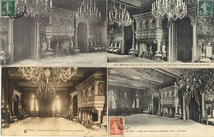 Lot de 4 cartes postales ORLEANS hôtel de ville mairie 2 - Picture 1 of 1