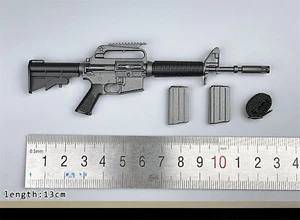 1Set 1:6 Scale Rifle Weapon Model Soldier Warrior Gift Male Action Figure Set - Picture 1 of 8