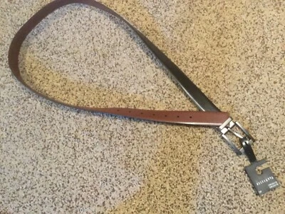 Soversa Van Heusen nueva. Sintetizado marrón/negro. Cinturón de vestir de cuero para hombre. Talla 40. #9 Foto 1 de 3