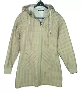Bergans of Norway Softshell Mantel Jacke Vika gr. M Damen Kariert Kapuze Beige - Bild 1 von 9