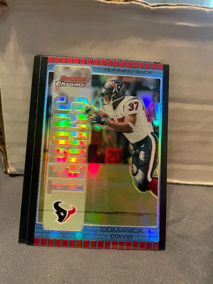 2005 Bowman Chrome Blue Refractors #17 Domanick Davis/250 BUCCANEERS! - Image 1 of 1