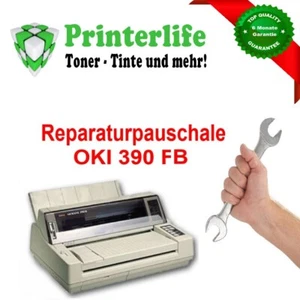 Servicepauschale Reparatur OKI 390 FB Nadeldrucker OKI Microline 390fb Rechnung - Bild 1 von 2