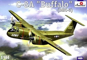 Amodel 1409 - 1/144 C-8A Buffalo - US Army (DHC-5), kit modellino in plastica scala - Foto 1 di 12