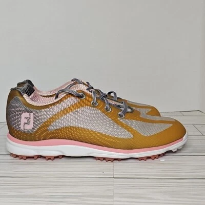 FootJoy Golf Shoes Women’s 5.5 Medium emPower Golf Grey Pink- 98000 Foto 1 de 4
