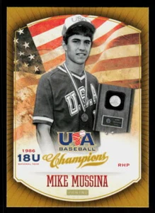 2013 Panini Campeones de Estados Unidos Mike Mussina #13 Béisbol Estados Unidos - Imagen 1 de 2