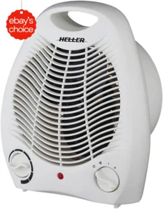 2000W Upright Electric Fan Heater Room/Floor Adjustable Thermostat White - Picture 1 of 12