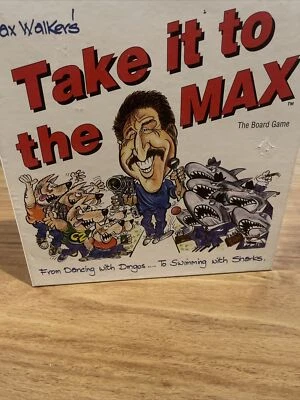 Max Walker’s Take It To The Max Game (1994) Rare Board Game Australia - Image 1 of 4