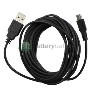 NEW USB 10FT A Male to Mini B Male Printer Camera Cable Cord (U2A1-2MBLK) HOT! - Picture 1 of 4