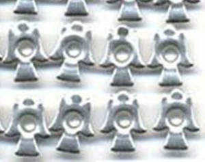 Silver Color ANGELS 1/8" EYELETS Christmas Scrapbooking Card Making Stamping - Picture 1 of 1