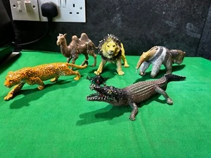 AAA EARLY LEARNING CENTRE VINTAGE ANIMALS Lion Leopard camel croc giant anteater - Picture 1 of 24