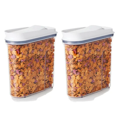Juego de 2 dispensadores de cereales pop OXO Good Grips 3,2 L/medianos Foto 1 de 4
