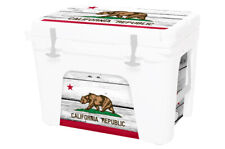 Sale | Usatuff Vinyl Wrap | fits Yeti Tundra 65 Cooler L+I - California Flag