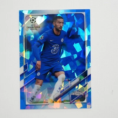 2020-21 Topps Chrome Sapphire UEFA Champions League #84 Hakim Ziyech - Image 1 of 2