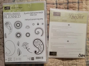 Stampin' Up! Briefmarke ""Paisleys & Posies"" & ""Paisleys"" Framelits stirbt **BÜNDEL** - Bild 1 von 1