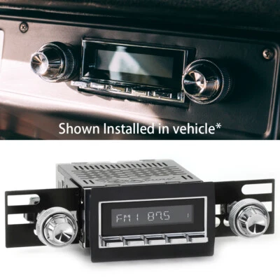 1971-80 International Scout II Bluetooth Stereo Radio AM/FM AUX 275W RetroSound - Image 1 of 4