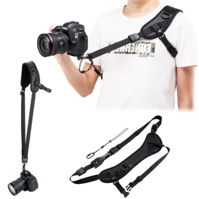 Quick Release Camera Neck Shoulder Strap Belt for Nikon Sony Canon Fujifilm DSLR - Image 1 of 4