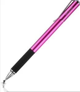 Mixoo 2-in-1 Precision Disc & Fiber Stylus with 3 Replaceable Tips Pink - Picture 1 of 3