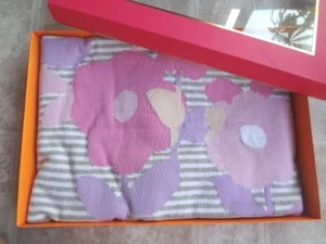 Kate Spade New York 100% Cotton Floral Intarsia Baby Blanket (Free Shipping) - Picture 1 of 11