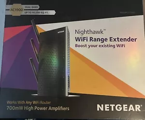 Nighthawk WiFi Range Extender AC1900, 700 mW High Power Amplifier, Dual Band - Picture 1 of 2