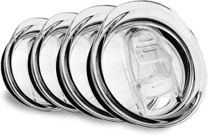 Coperchi di ricambio per bicchieri skinny 30 oz confezione da 4, spruzzi a prova di fuoriuscita 30 oz, confezione da 4  - Foto 1 di 7