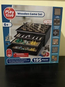 Playtive Wooden Game Set 195 Pieces - Picture 1 of 5