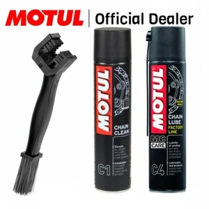 MOTUL KIT PULIZIA CATENA MOTO HUSQVARNA C1 CLEAN + GRASSO SPRAY LUBRIFICANTE - Foto 1 di 1