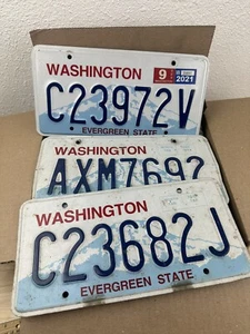 100 Washington State Craft Condition License Plates - Bulk/Wholesale Lot - Picture 1 of 5