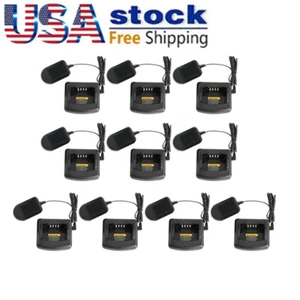 10x Rapid Desktop Charger for RDV2080D RDU4160D CP110 RDM2070D RDV2020 A10 radio - Afbeelding 1 van 7