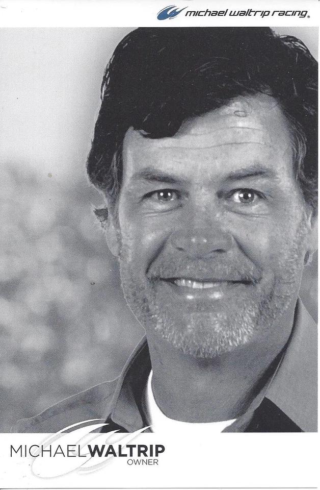 2014 MICHAEL WALTRIP "MICHAEL WALTRIP RACING OWNER" NASCAR SPRINT CUP POSTCARD - Image 1 of 1