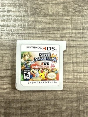 Super Smash Bros - Nintendo 3DS Not For Resale Demo Cartridge - Image 1 of 2