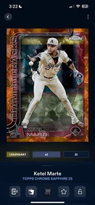 Topps Bunt 25 Digital - Legendary Orange Sapphire Ketel Marte Cc25 - Bild 1 von 1
