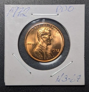 1972 (DDO) Doubled Die Obverse Lincoln Memorial Cent High Grade - Picture 1 of 13