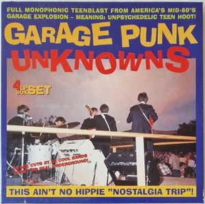 RARE US GARAGE PUNK UNKNOWS Box Set 4 X Vinyl LP Made Germany 1998 With Booklet - Bild 1 von 4