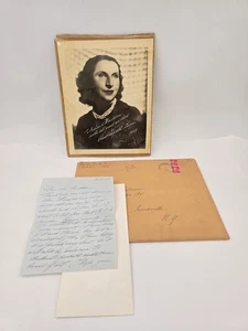 Amelita Galli-Curci Italien Opernsänger handsigniertes Autogramm antikes Foto mit Le - Bild 1 von 12