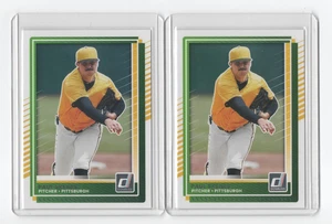 Paul Skenes 2025 Donruss #29 2 card lot w/sleeves - Picture 1 of 6