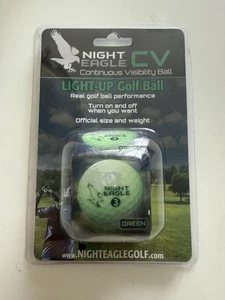 Night Eagle CV LED Golf Ball - Light Activated - No Timer - 1 Ball - Green - Picture 1 of 2