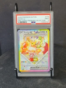 2025 POKEMON SVP 174 EVOLUZIONI PRISMATICHE SPC PROMO EEVEE EX PSA 9 - Foto 1 di 2