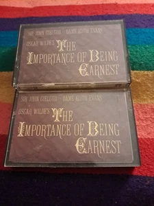 The IMPORTANCE OF BEING EARNEST CASSETTE TAPES TAPES 1 & 2 SIR JOHN GIELGOD+  - Picture 1 of 1