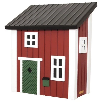 WILDLIFE GARDEN Timber Letterbox Mail Cottage - Image 1 of 4