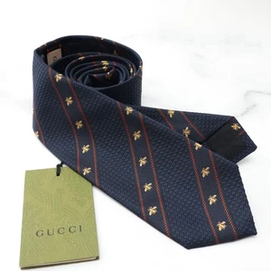 GUCCI Krawatte gestreift marine - Bild 1 von 10