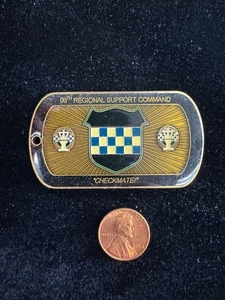 CHECKMATE 99th Regional Support Command 2-STAR GENERAL Challenge Coin - Picture 1 of 2