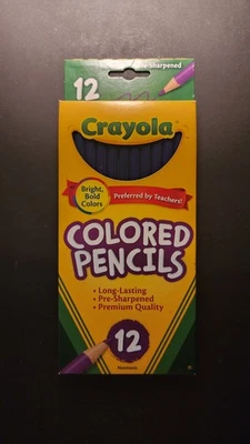 (Violet Purple) 12 Crayola Colored Pencils - Perfect for Teachers & Art Classes - Image 1 of 3