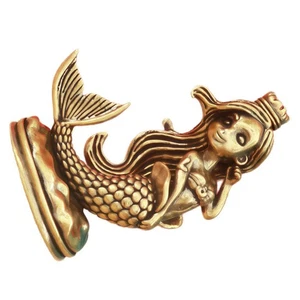  Mermaid Statue: Nautical Coastal Ocean Sea Decor Figurine - Mermaids Fantasy - Picture 1 of 12