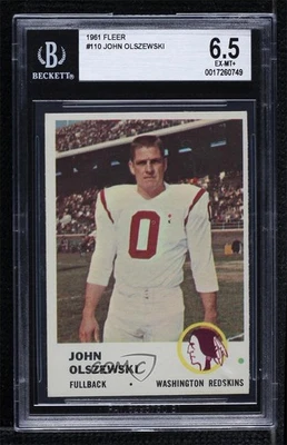 1961 Fleer Johnny Olszewski #110 BGS 6.5 - Image 1 of 2