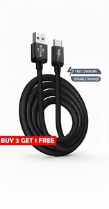 Salkin Professional Type C USB Cable Lead for Samsung Sony Kindle HTC LG  - Picture 1 of 4