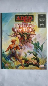 AD&D ADVANCED DUNGEONS & DRAGONS FLUCH AUS DER TIEFE MIT KARTEN - Bild 1 von 3