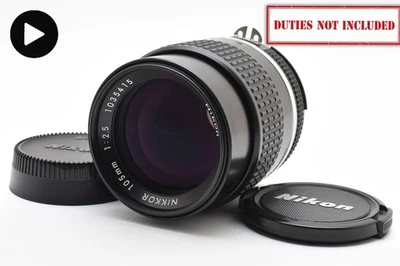 [Near MINT] Nikon Ai-s Ais Nikkor 105mm f/2.5 MF Telephoto Lens From JAPAN - Image 1 of 4