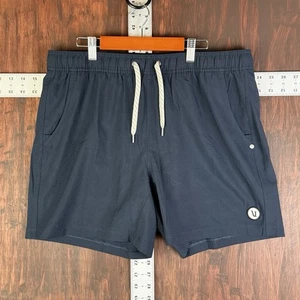 Vuori Kore Shorts Lined Athleisure Gym Running Navy Blue 5.5” Men’s Large Active - Picture 1 of 9