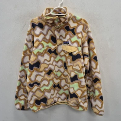 Patagonia Synchilla Snap T Current Natutal Fleece Sweater Jumper Size Large - Image 1 of 4